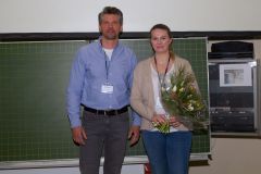 87 - GOR Thesis Award 2019: Jury Member Markus Weiß (Questback, Germany) and winner Nadja Sigle (University of Applied Sciences Stuttgart, Germany)