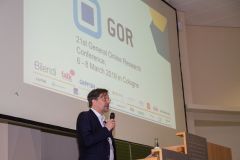 34 - GOR 19 Opening Ceremony: Dr. Otto Hellwig (DGOF Board & respondi, Germany)